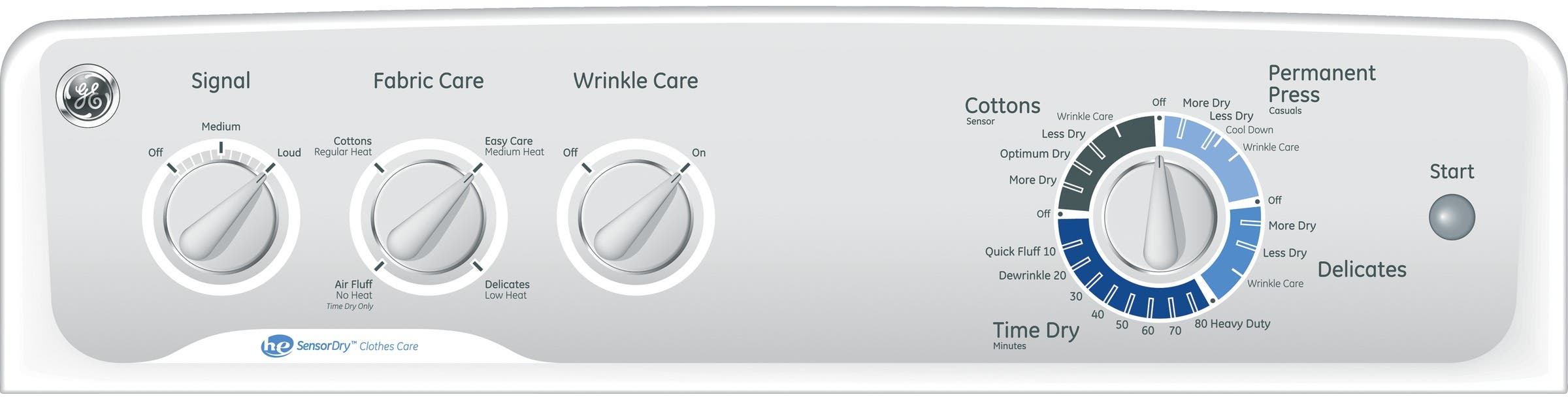 GE GTDP490GDWS White