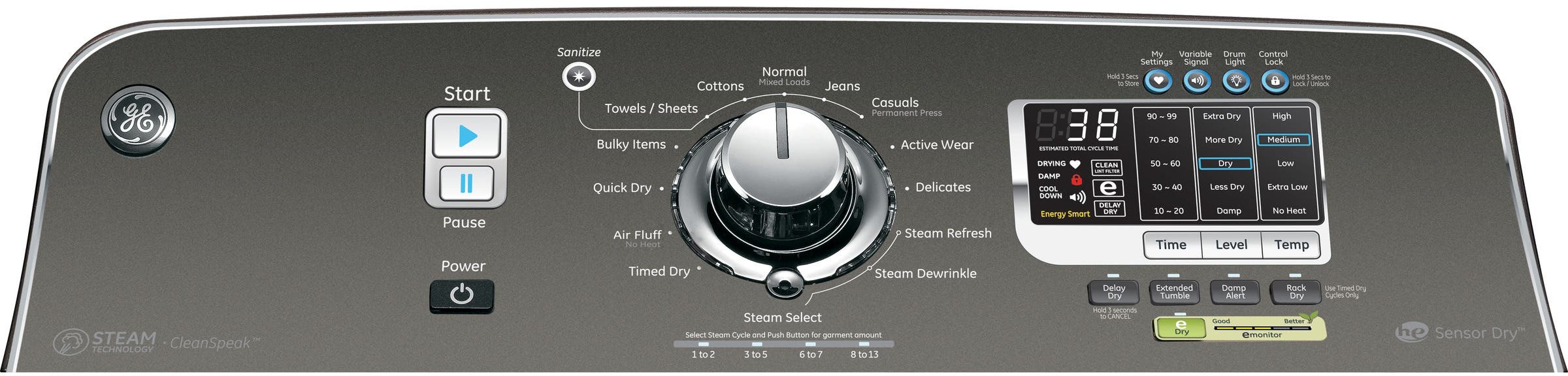 GE GTDS855GDMC Stainless Steel