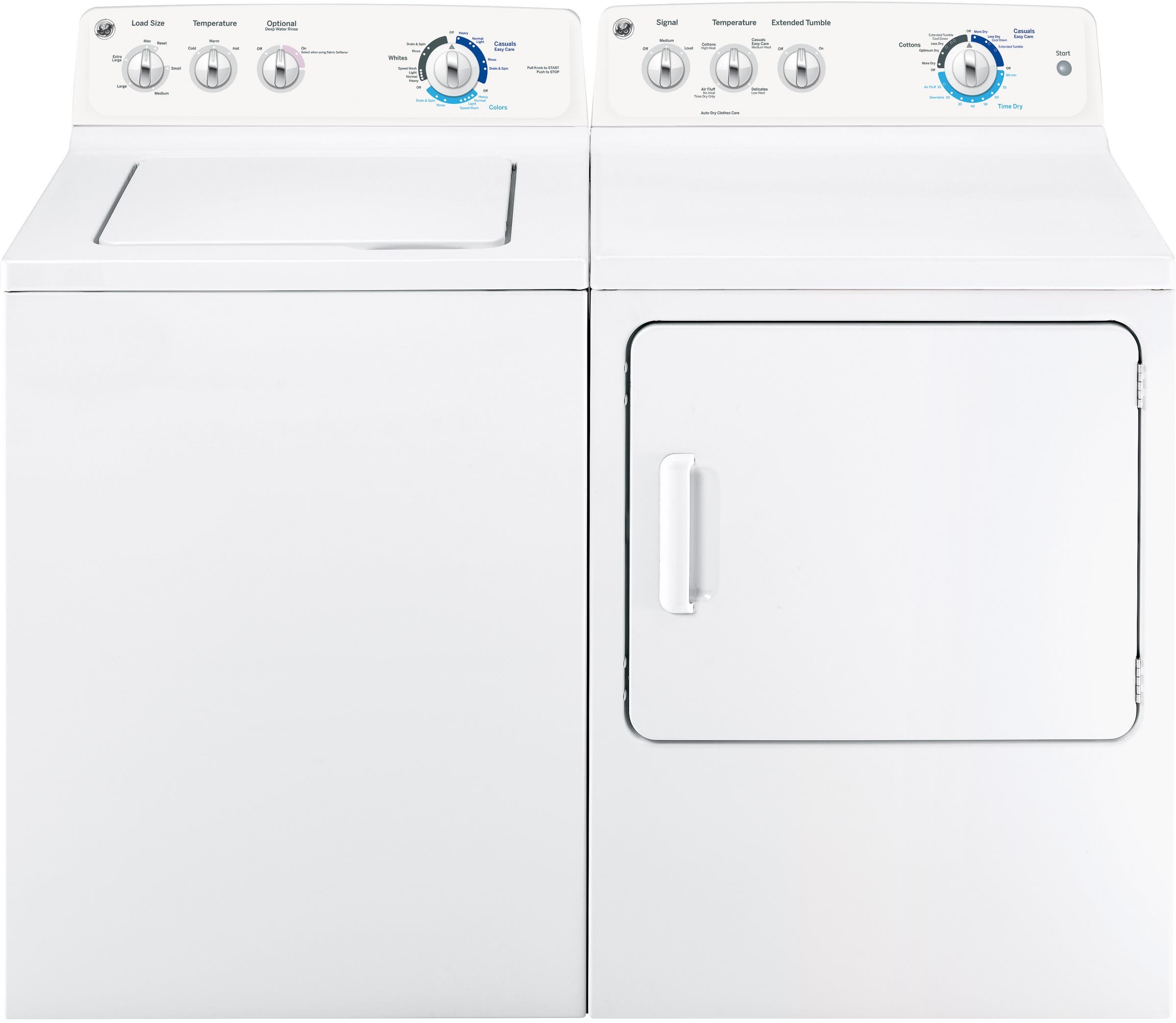 GE GTV21ESSJWW 27 Inch 7.0 cu. ft. Long Vent Electric Dryer