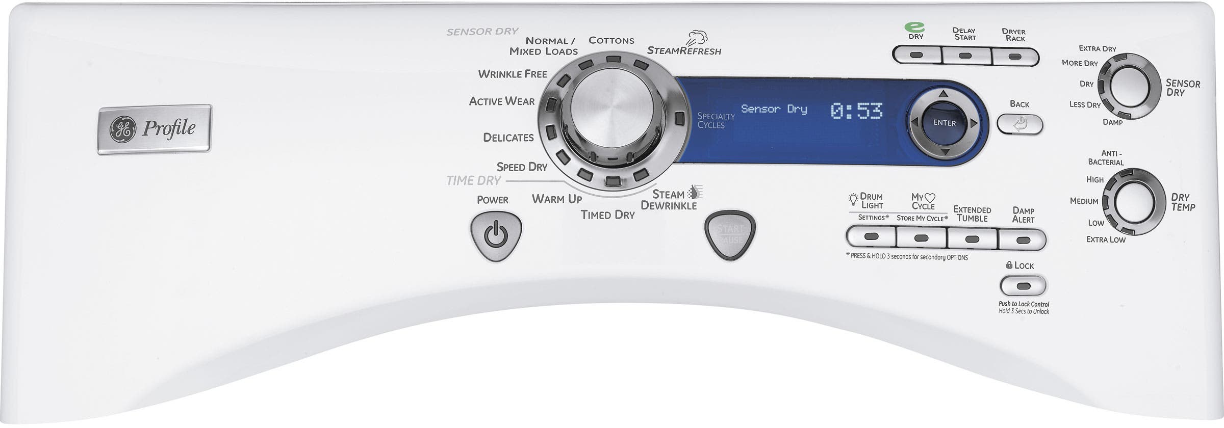 GE PFDS450ELWW White