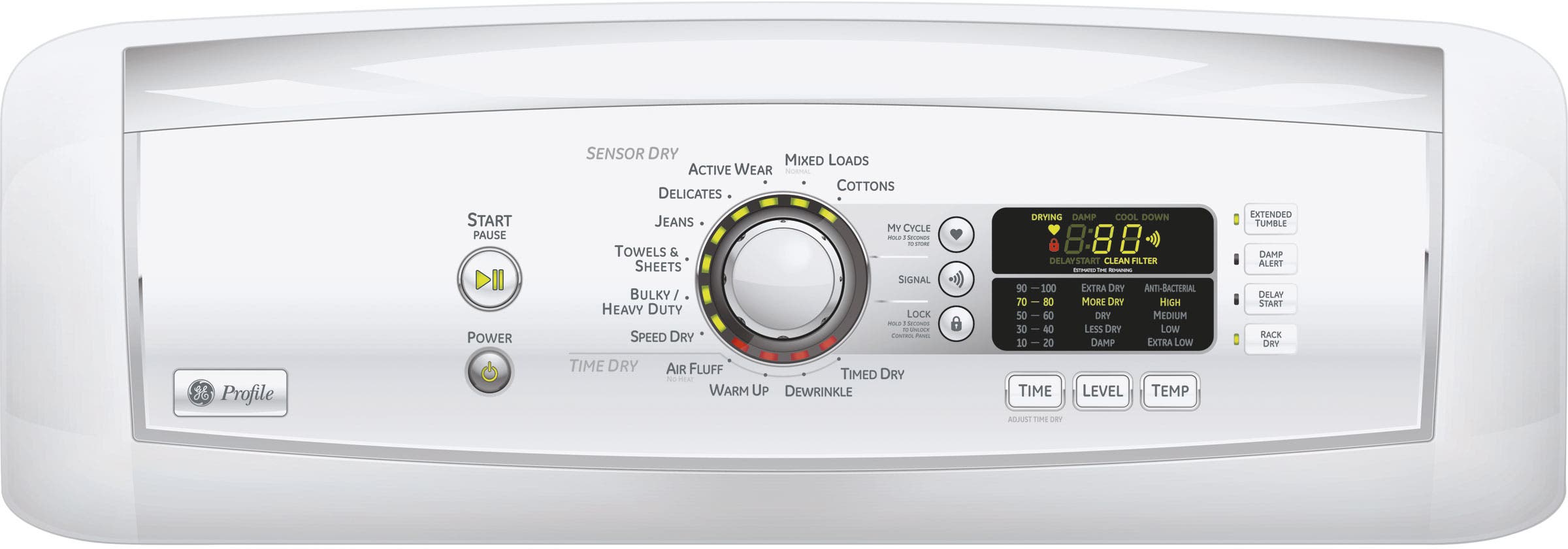 GE PTDN800GMWW White