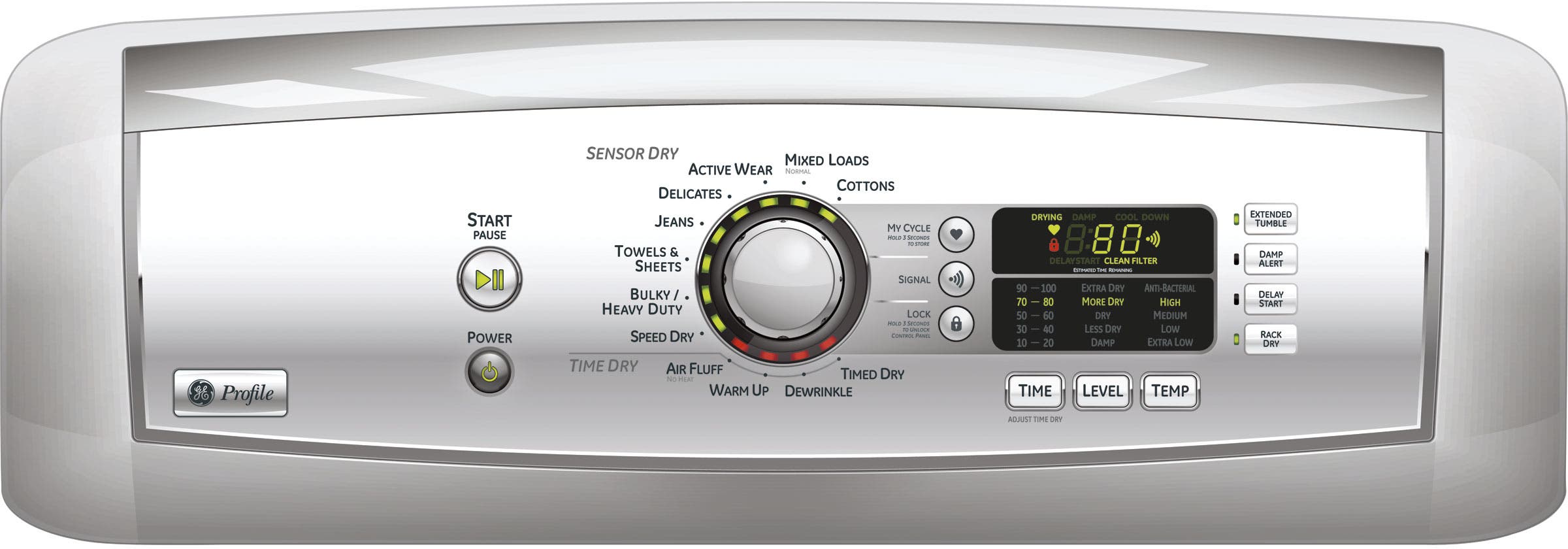 GE PTDN805EMMS Metallic Silver