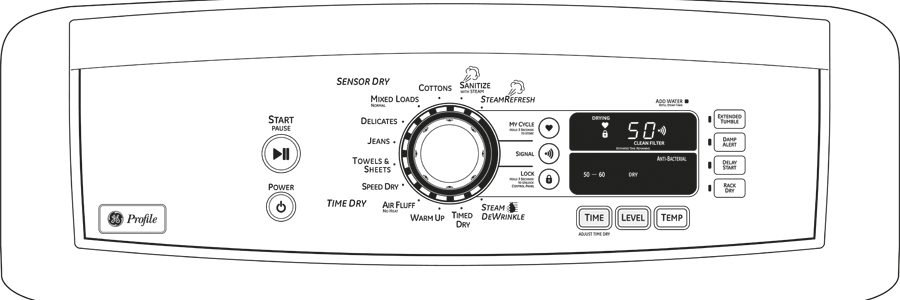 GE PTDS855EMMS Metallic Silver