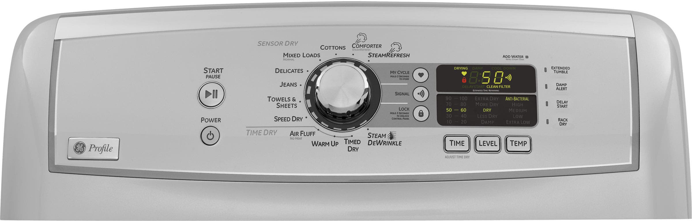 GE PTDS855EMMS Metallic Silver