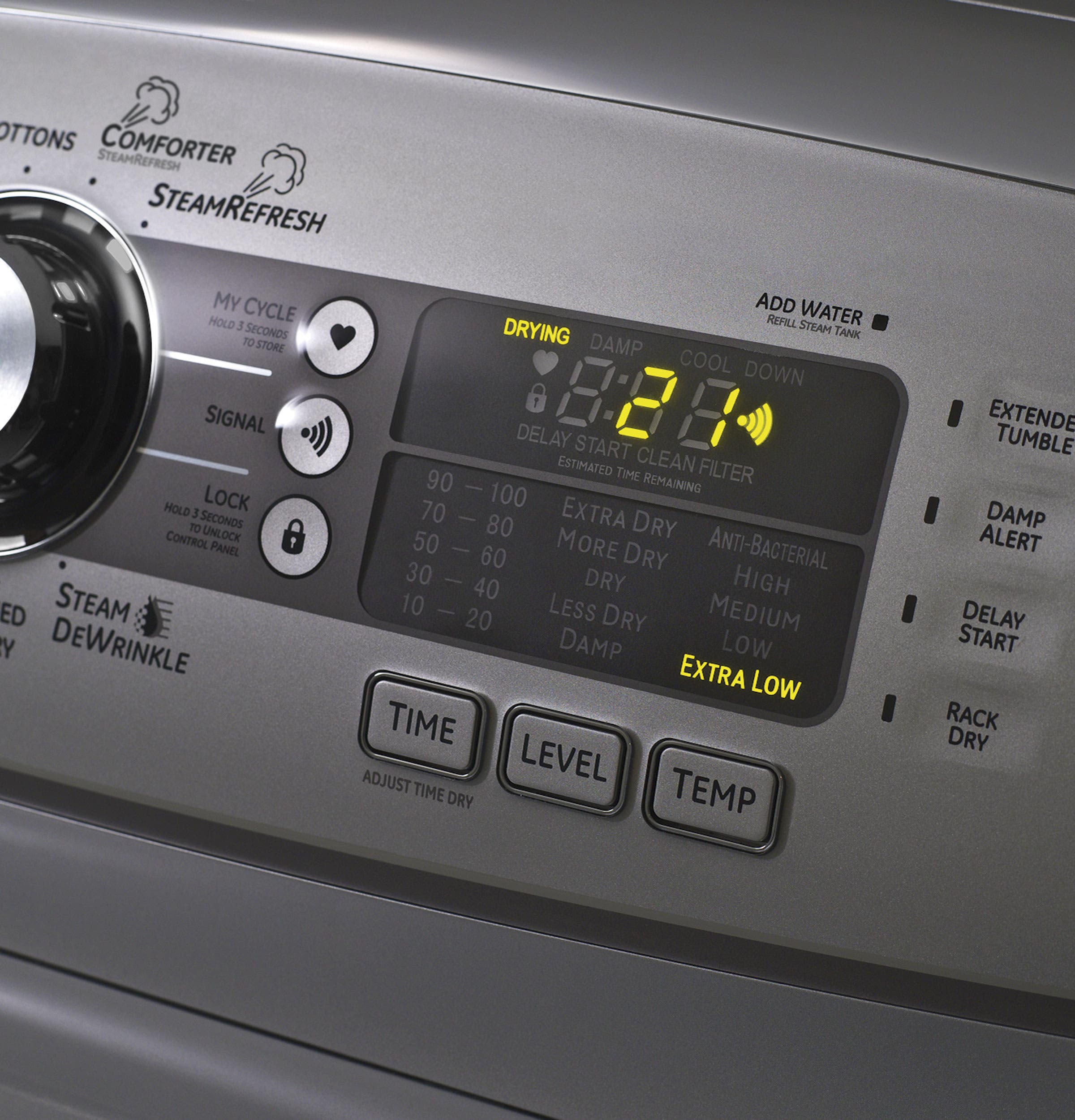 GE PTDS855EMMS Metallic Silver