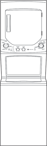 GE GTUP240EMWW White