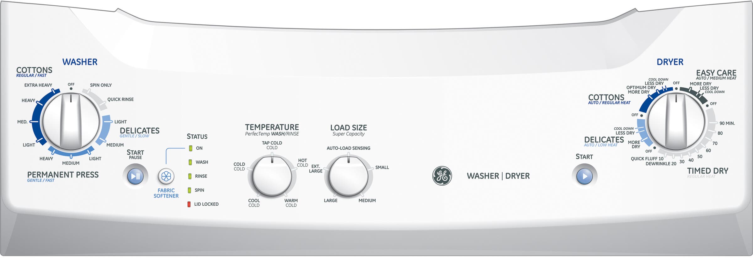 GE GTUP270EMWW White