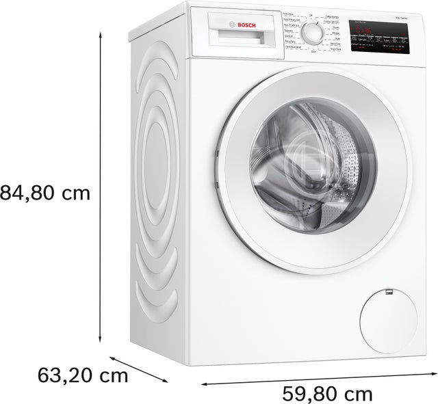 Bosch WGA14400UC 300 Series Washer: White