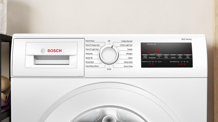 Bosch WGA14400UC 300 Series Washer: White