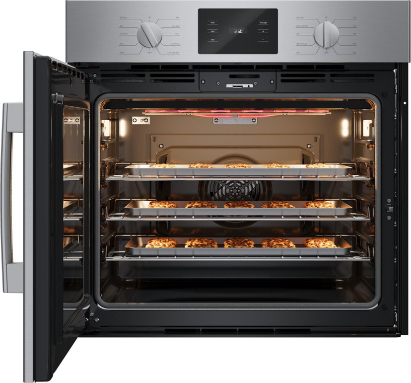 Bosch HBL5455LUC 500 Series, 30 Inch, Single Wall Oven, Stainless S...