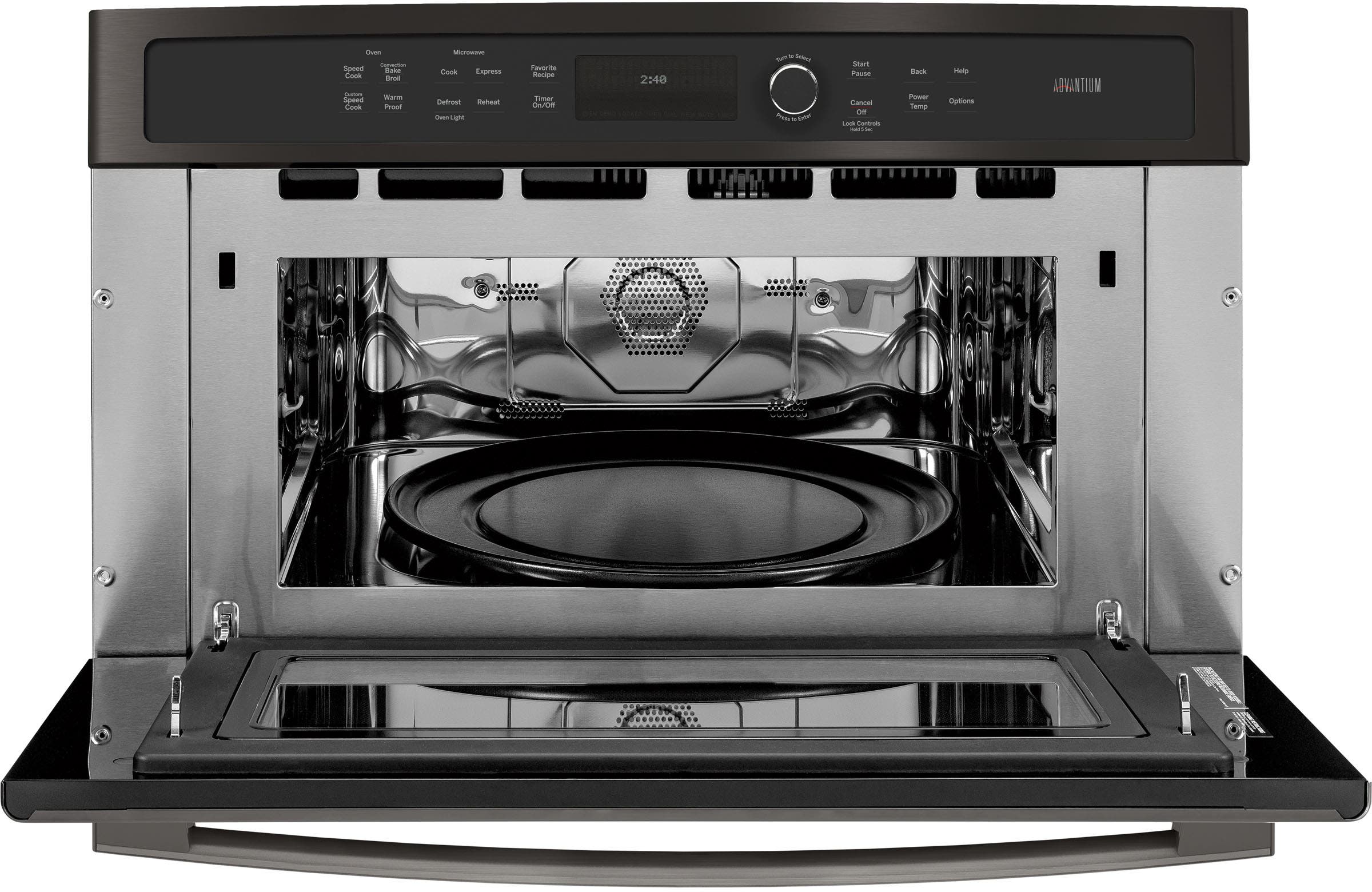 GE PSB9240BLTS Black Stainless Steel