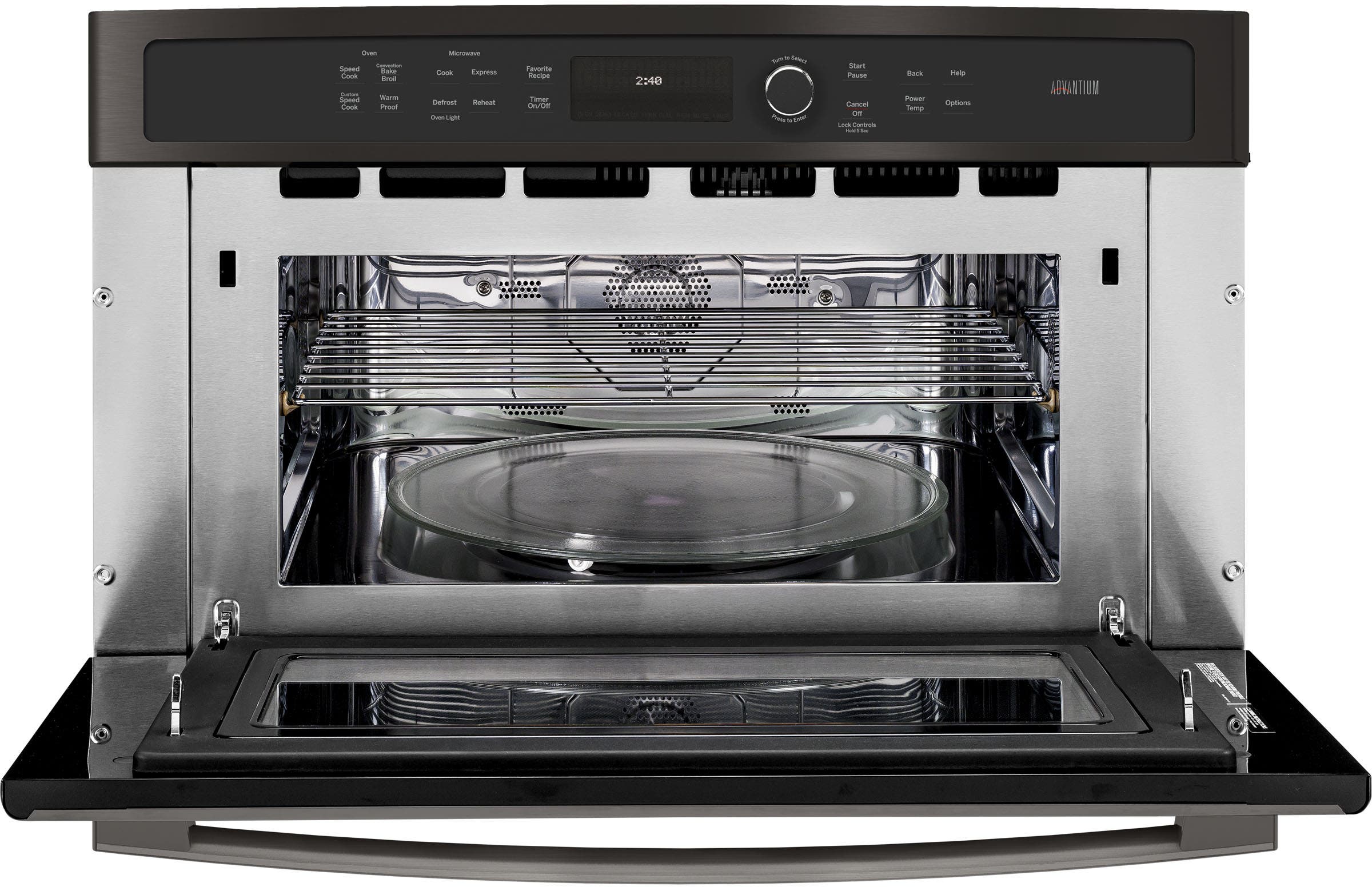 GE PSB9240BLTS Black Stainless Steel