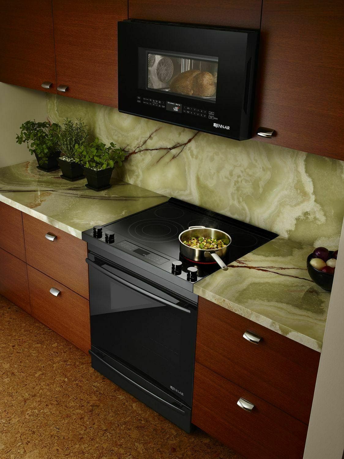 Jenn Air JES1450FB Black Floating Glass