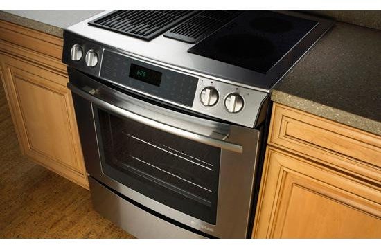 Jenn Air JES9860CAB 30" Slide-In Modular Electric Downdraft Range with...