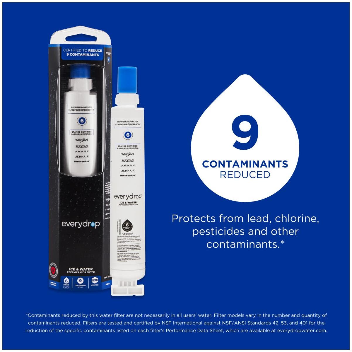 Whirlpool EDR6D1 Replacement Refrigerator Water Filter