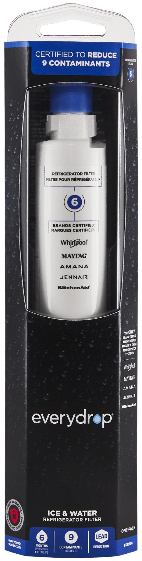 Whirlpool EDR6D1 Replacement Refrigerator Water Filter