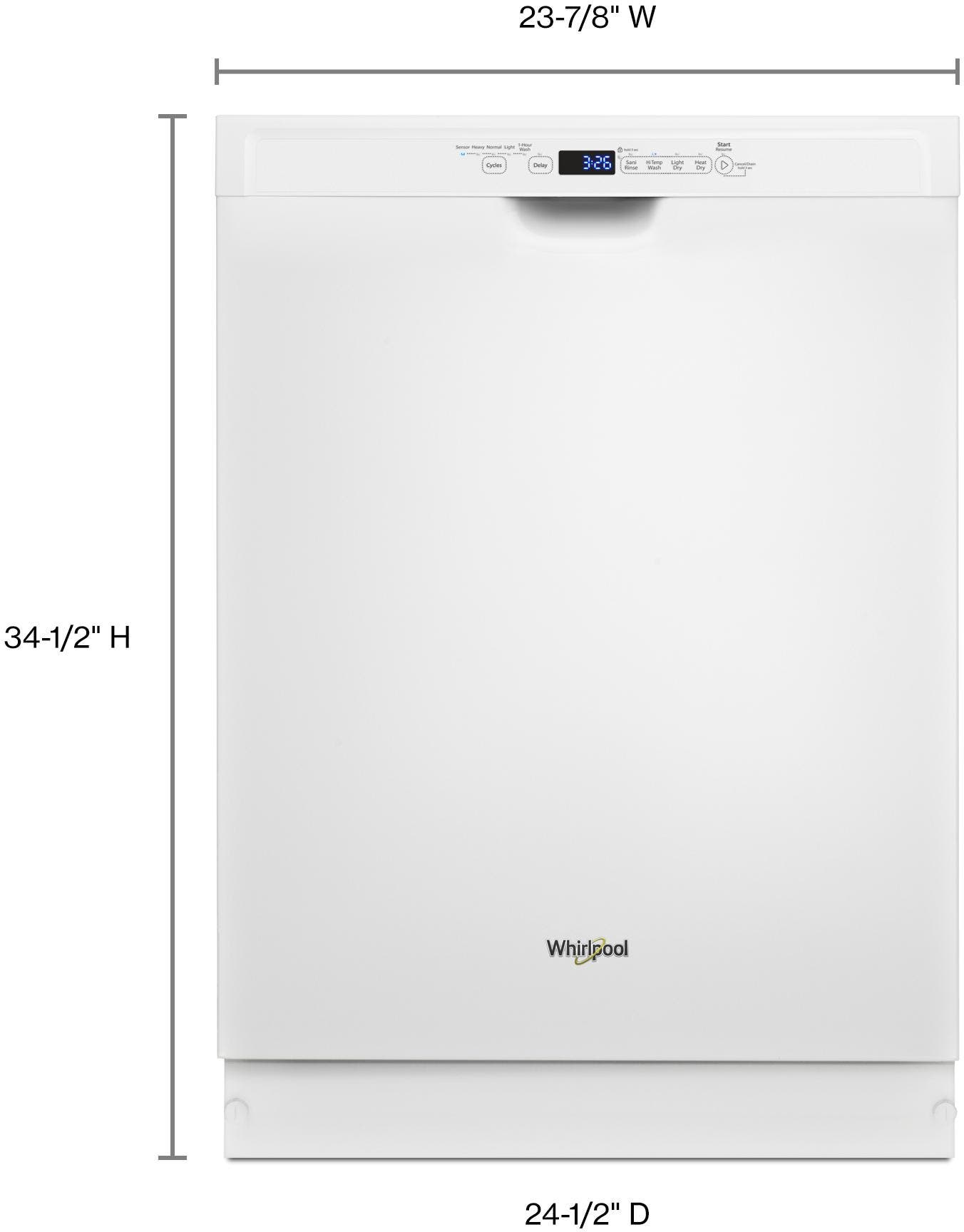 Whirlpool WDF590SAJW Heritage White