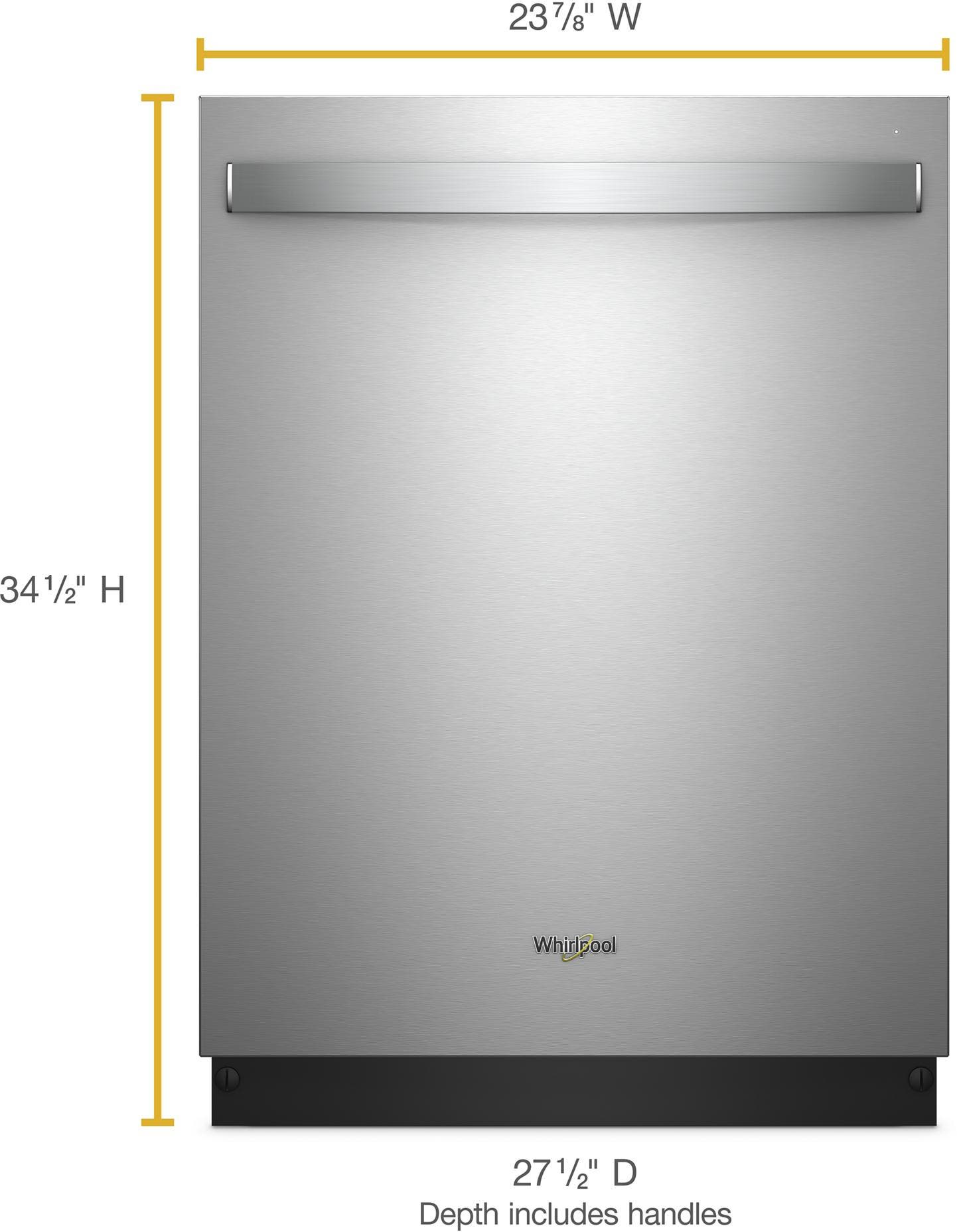 Whirlpool WDT975SAHZ Fingerprint Resistant Stainless Steel
