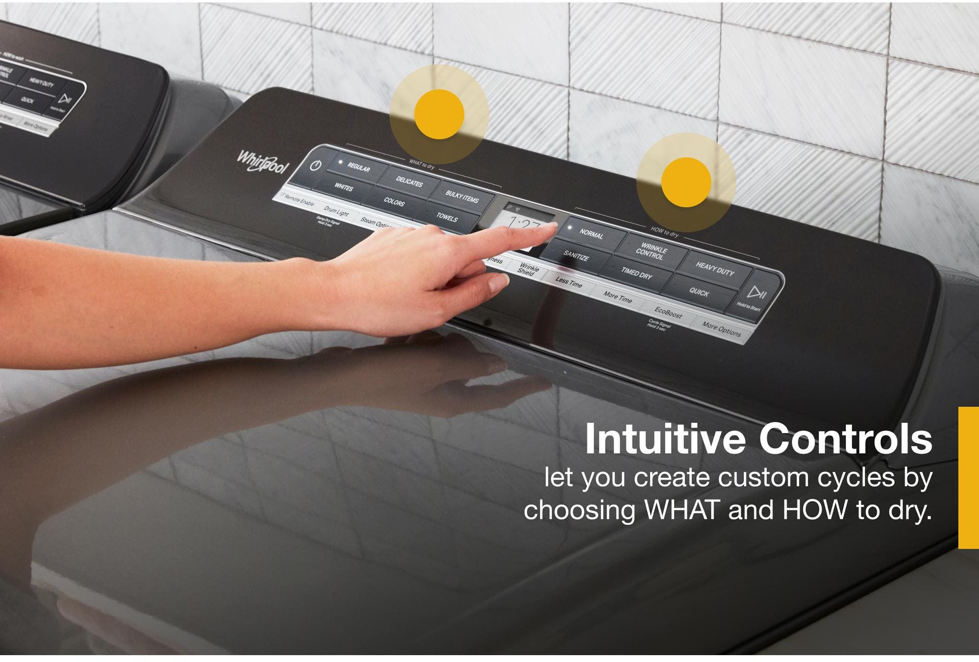 Whirlpool WED8120HC Chrome Shadow
