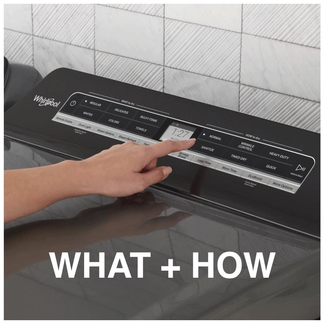 Whirlpool WED8120HC Chrome Shadow