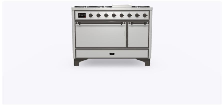 Ilve UM12FDQNS3SSB Natural Gas In Stainless Steel W/ Bronze Trim