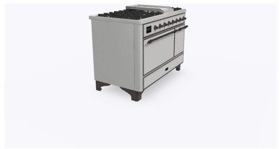 Ilve UM12FDQNS3SSB Natural Gas In Stainless Steel W/ Bronze Trim
