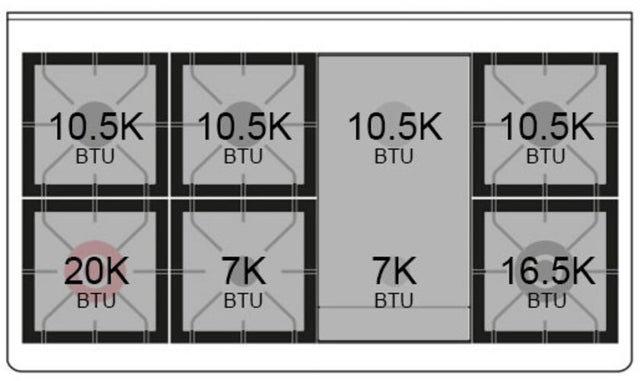 Ilve UM12FDNS3BUBLP 48 Inch Freestanding Dual Fuel Range with 8 Sealed...