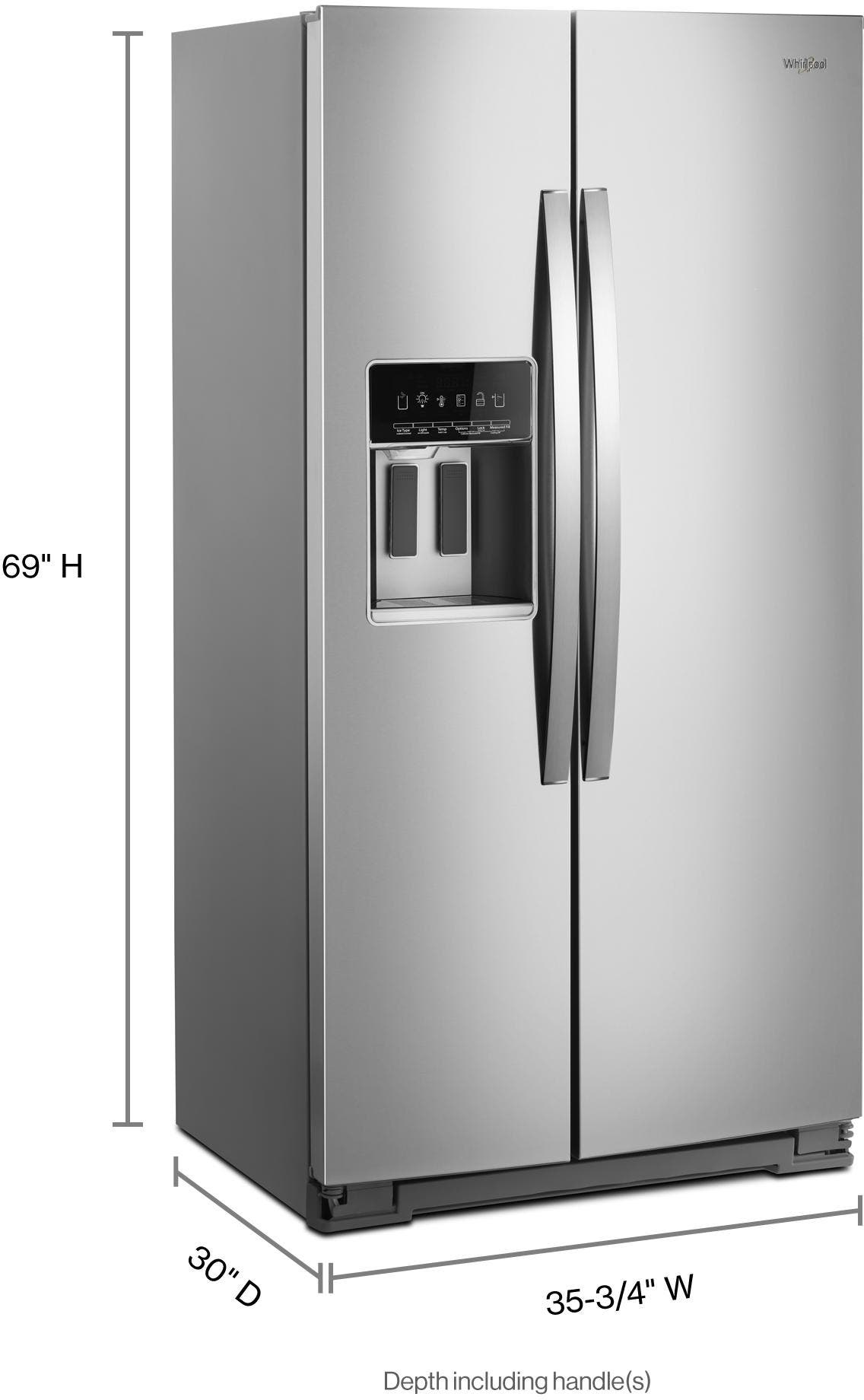 Whirlpool WRS970CIHZ Stainless Steel