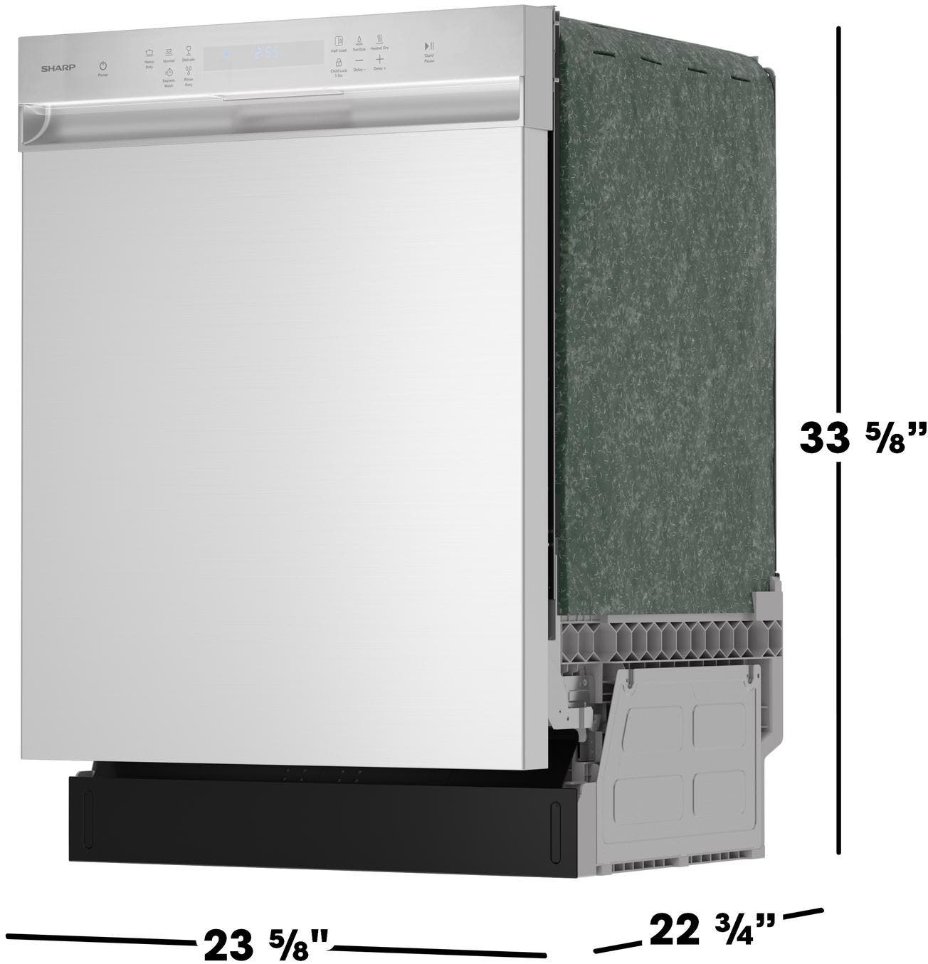 Sharp SDW6504MS Stainless Steel