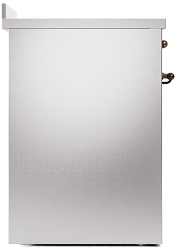 Ilve UNI304QNMPSSB Stainless Steel With Bronze Knobs