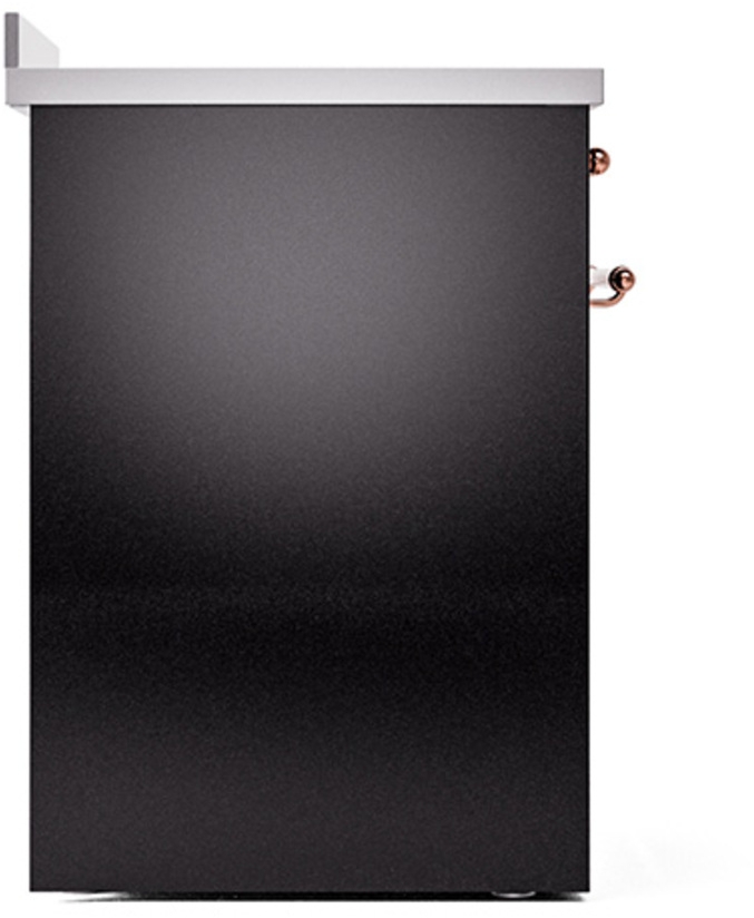 Ilve UNI304QNMPBKP Glossy Black With Copper Knobs