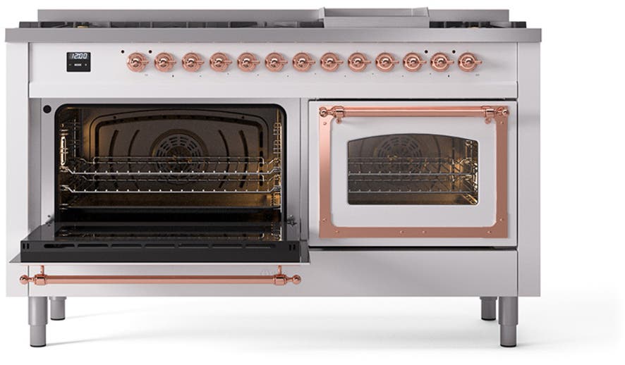 Ilve UN60FNMPWHP White With Copper Knobs, Natural Gas