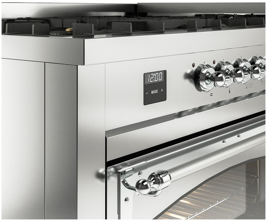 Ilve UN60FNMPSSC Stainless Steel With Chrome Knobs, Natural Gas
