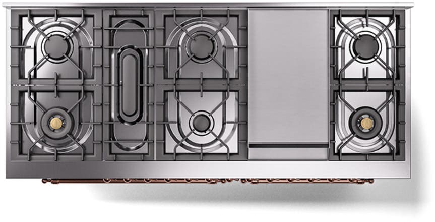 Ilve UN60FNMPMGP Graphite Matte With Copper Knobs, Natural Gas