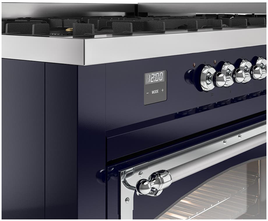 Ilve UN60FNMPMBCLP Midnight Blue With Chrome Knobs, Liquid Propane