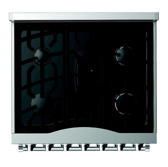 Viking RVGR33025BPWLP 30 Inch Freestanding Gas Range with 5 Sealed Burne...