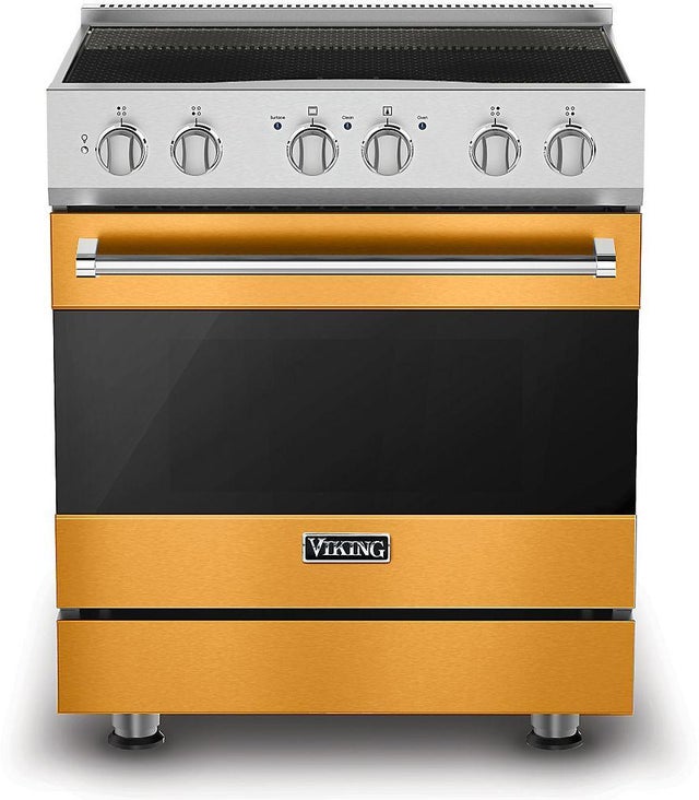 Viking RVIR3304BDA 30 Inch Induction Range-4 Elements: Daffodil