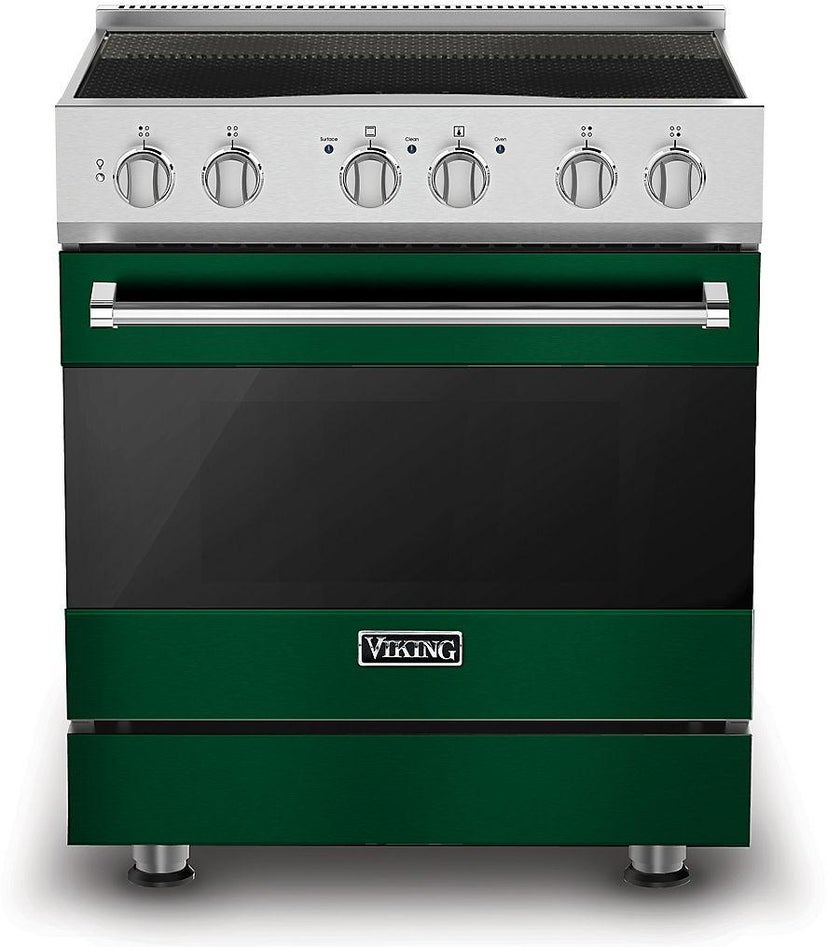 Viking RVIR3304BIV 30 Inch Induction Range-4 Elements: Ivy