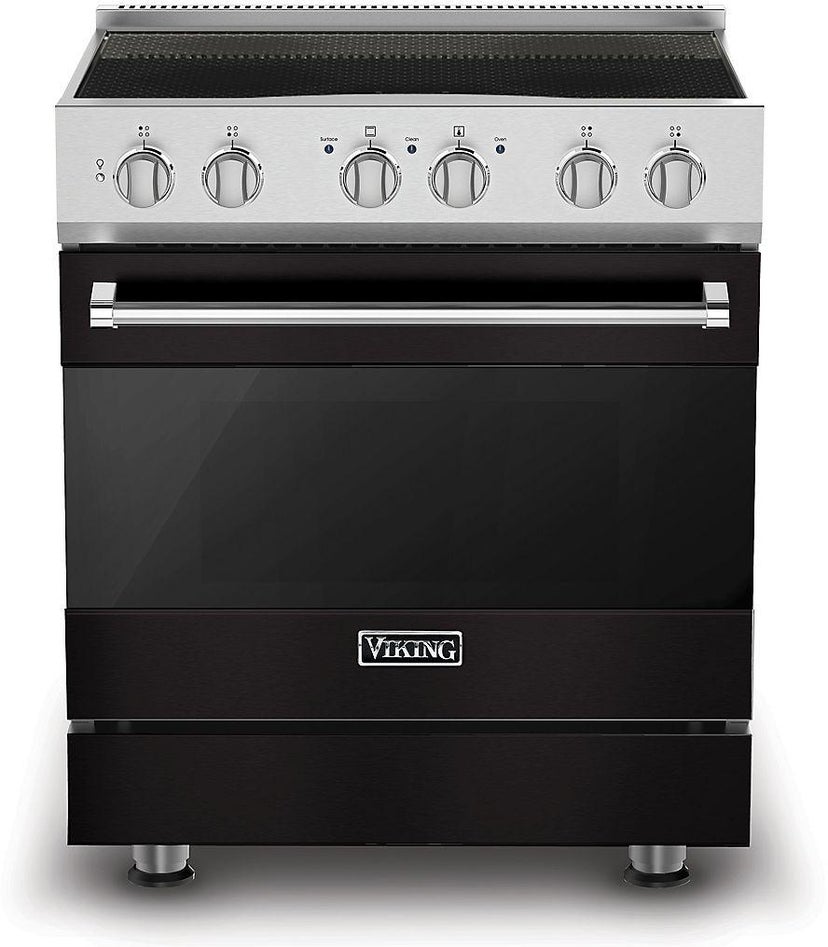 Viking RVIR3304BON 30 Inch Induction Range-4 Elements: Onyx