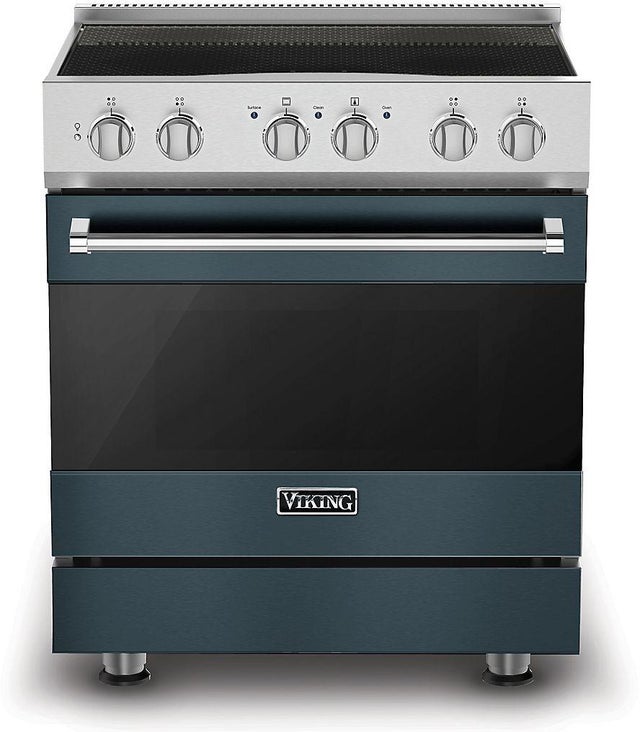 Viking RVIR3304BSQ 30 Inch Induction Range-4 Elements: Squall