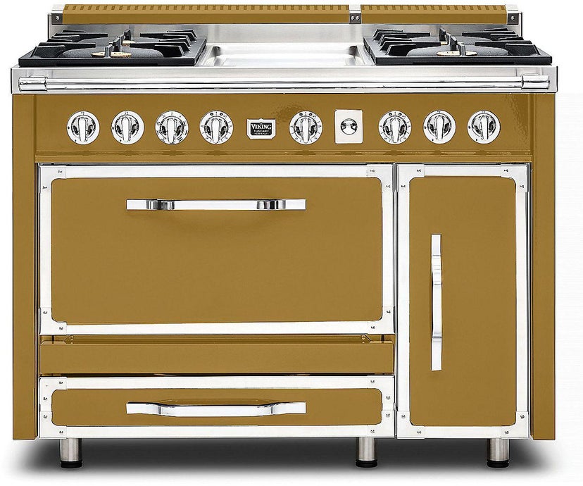 Viking TVDR4814GGH 48 Inch Freestanding Gas Range with 4 Sealed Burne...