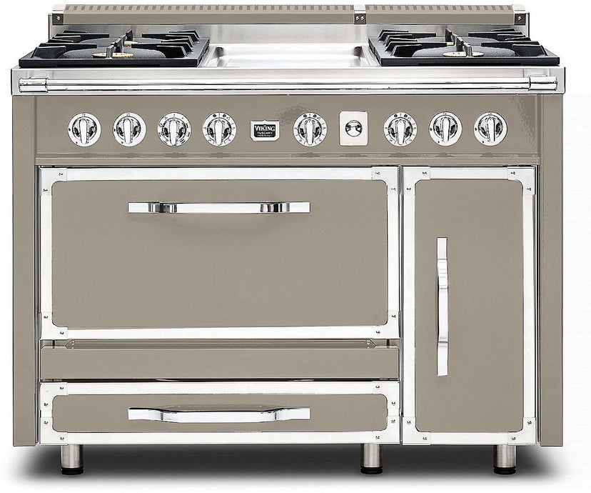 Viking TVDR4814GNA 48 Inch Freestanding Gas Range with 4 Sealed Burne...