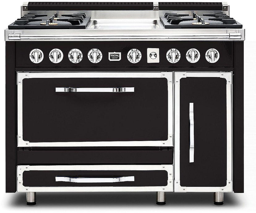 Viking TVDR4814GON 48 Inch Freestanding Gas Range with 4 Sealed Burne...