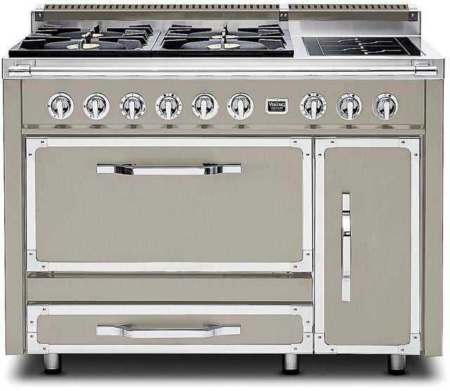 Viking TVDR4814INA 48 Inch Freestanding Gas Range with 4 Sealed Burne...