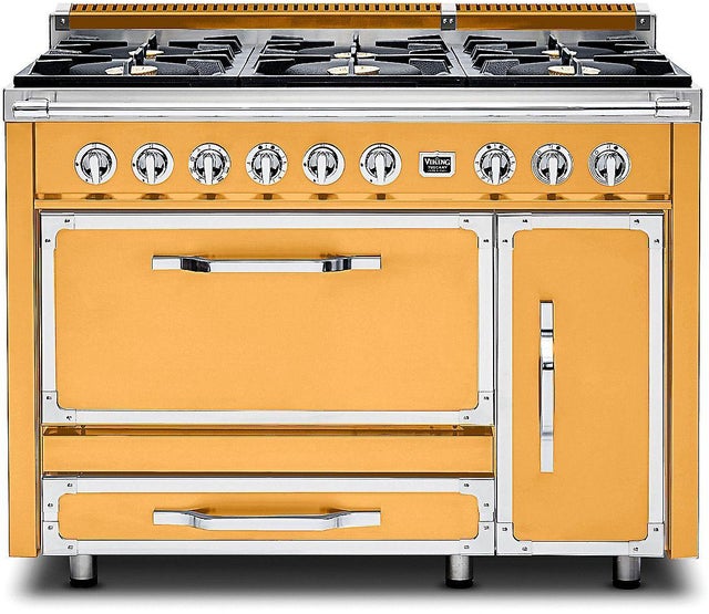 Viking TVDR4816BDA 48 Inch Freestanding Gas Range with 6 Sealed Burne...