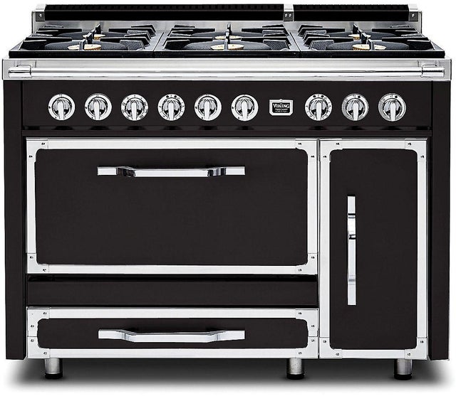 Viking TVDR4816BON 48 Inch Freestanding Gas Range with 6 Sealed Burne...