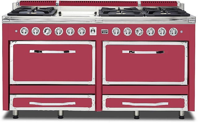 Viking TVDR6616GVA 66 Inch Freestanding Dual Fuel Range with 6 Sealed...