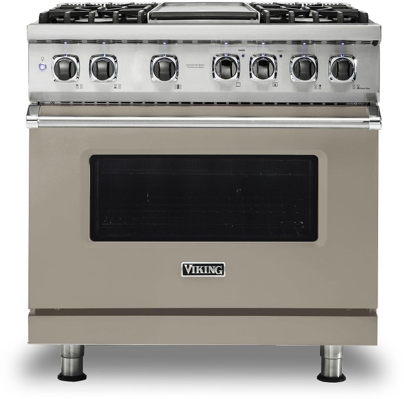 Viking VDR5364GNA 36 Inch Freestanding Professional Dual Fuel Range ...