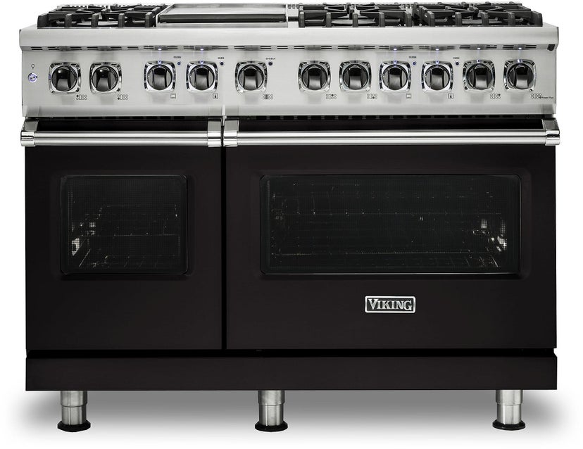 Viking VDR5486GON 48 Inch Freestanding Dual Fuel Range with 6 Sealed...