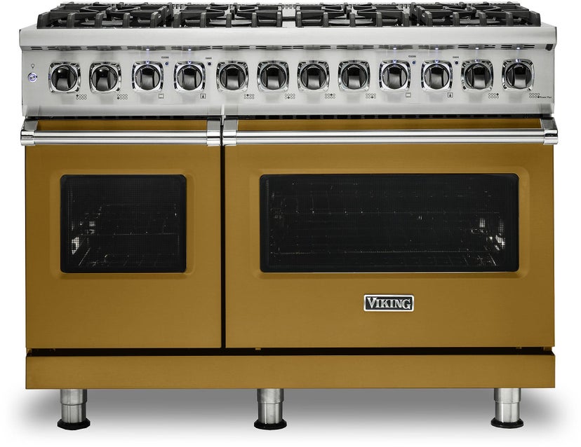 Viking VDR5488BGHLP 48 Inch Freestanding Dual Fuel Range with 8 Sealed...